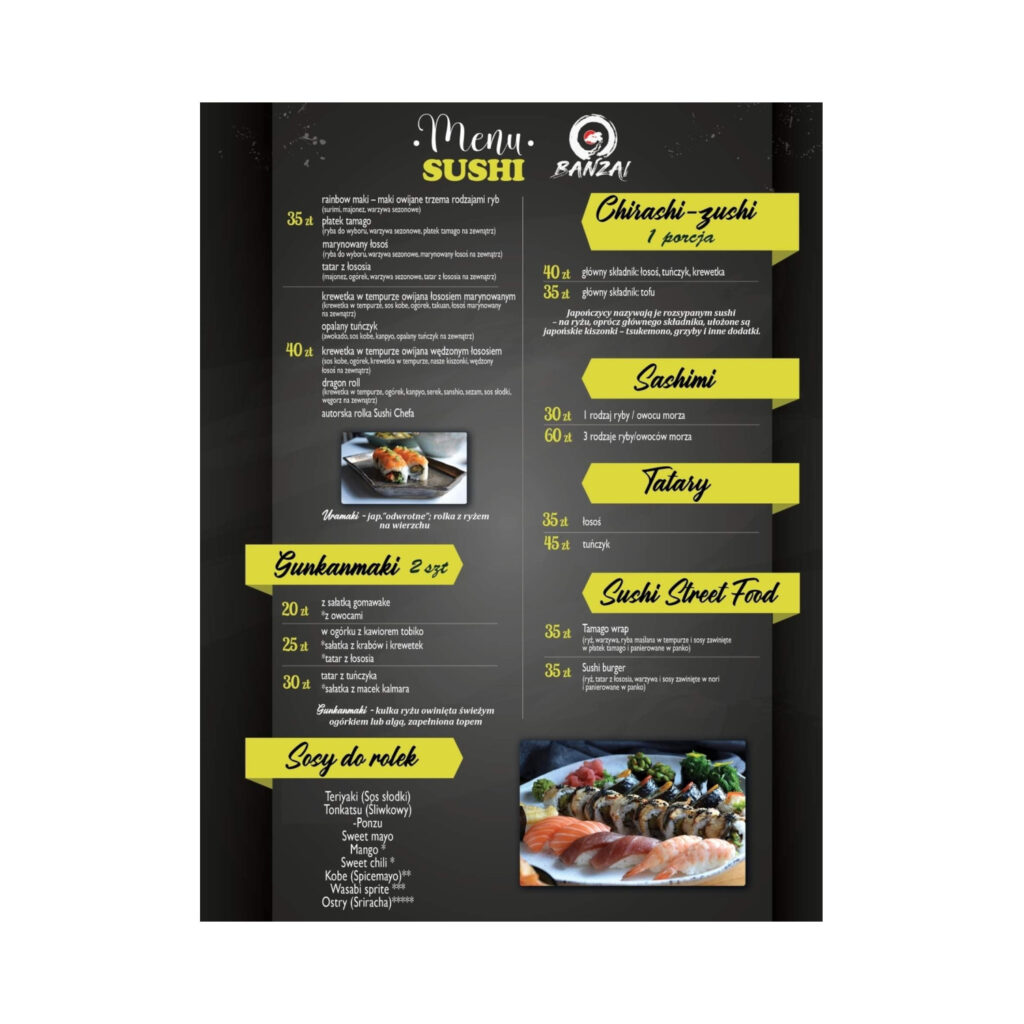 Sushi Banzai Nowy Targ Dostawa Menu 3