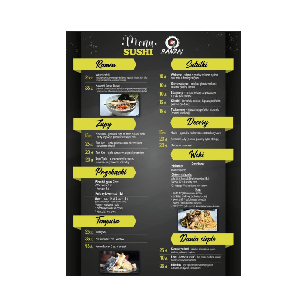 Sushi Banzai Nowy Targ Dostawa Menu 4
